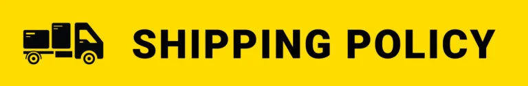 Shipping policy We are not responsible for delays caused by customs or carriers.