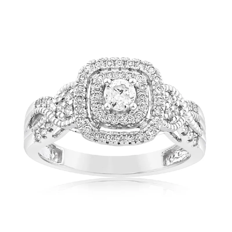 Timeless Beauty, Unbeatable Deals – Jewelry Sale On 0.45 Carat Diamond Ring in 10ct White Gold Timeless Beauty, Unbeatable Deals – Jewelry Sale On 0.45 Carat Diamond Ring in 10ct White Gold