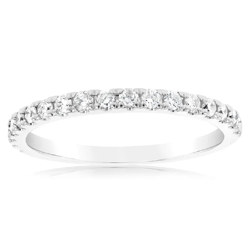 Seasonal Jewelry Clearance – Best Styles At The Lowest Prices 1/3 Carat Diamond Eternity Ring in 10ct White Gold