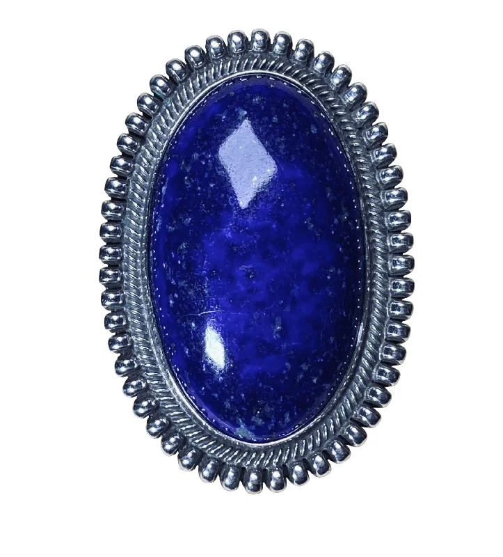 High-Quality Jewelry At A Fraction Of The Cost Oval Lapis Ring | Terry Martinez
