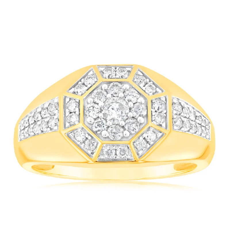 Huge Savings On Timeless Jewelry Collections 3/4 Carat Diamond Ring in 9ct Yellow Gold
