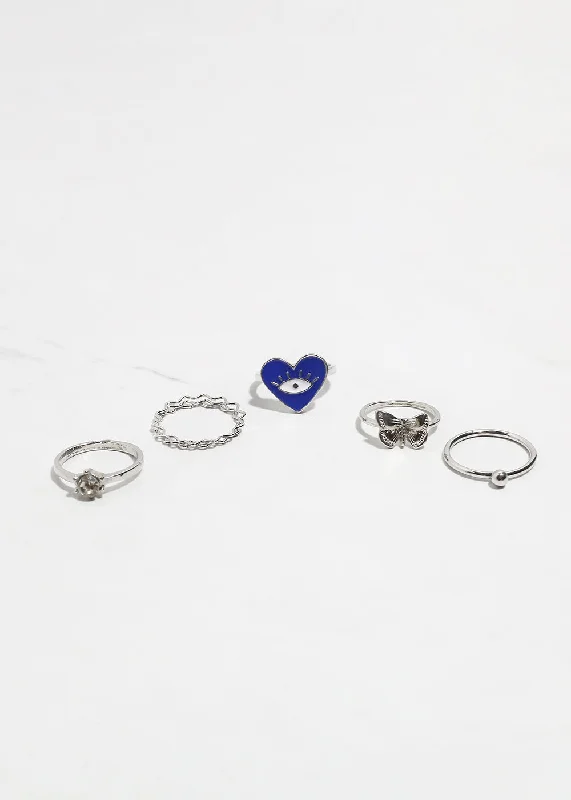 Silver/Navy
