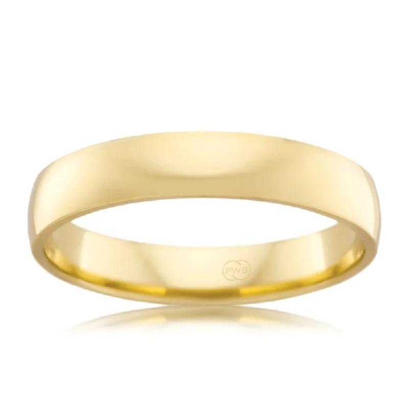 Exclusive Jewelry Sale Event – Shop Now 9ct Yellow Gold 4mm Crescent Ring. Size P