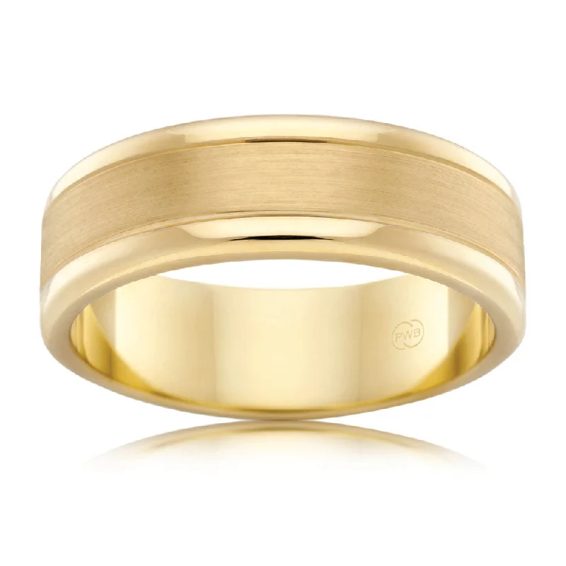 Limited-Stock Jewelry Sale – Once It's Gone, It's Gone 9ct Yellow Gold 5mm Ring. Size X