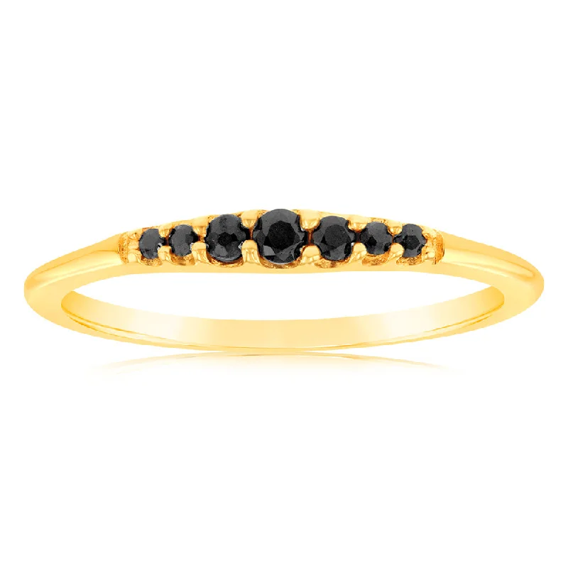 Buy More, Save More – Special Jewelry Discounts 9ct Yellow Gold Graduating Natural Sapphire Ring Buy More, Save More – Special Jewelry Discounts 9ct Yellow Gold Graduating Natural Sapphire Ring