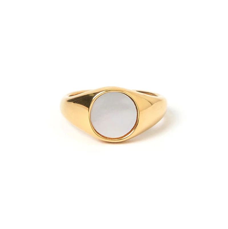 Limited-Time Offer On Elegant Jewelry Pieces Amira Gold and Pearl Ring