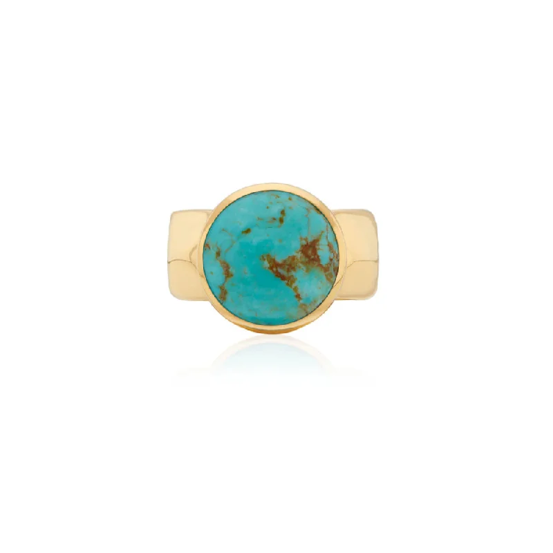 Your Perfect Accessory Now At The Best Price Anna Beck Large Wavy Turquoise Ring