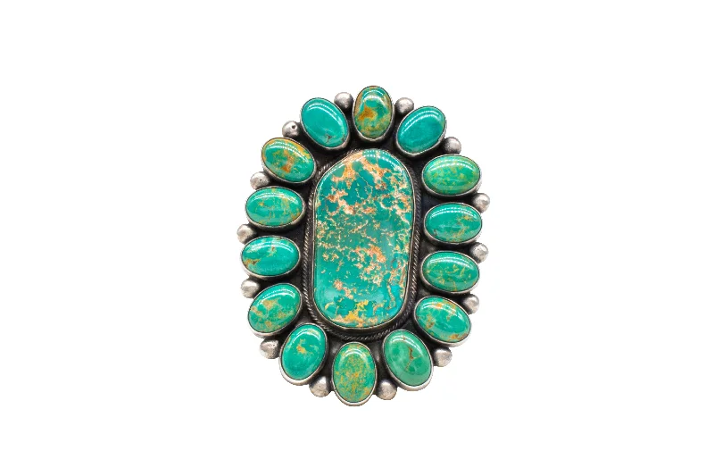 Stunning Statement Jewelry, Unbeatable Discounts Sonoran Gold Turquoise Ring | Bobby Johnson