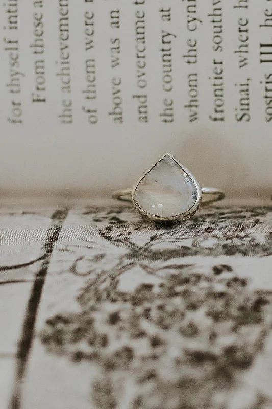 Trending Jewelry Now At Unbeatable Prices Dew Drop Ring - Moonstone