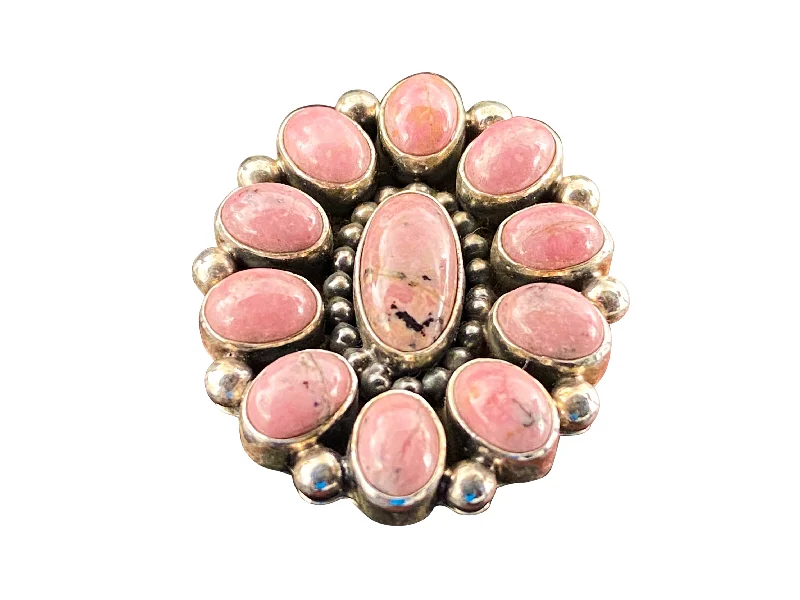 Don't Miss Out On Jaw-Dropping Jewelry Discounts Rhodonite Cluster Ring | Elgin Tom