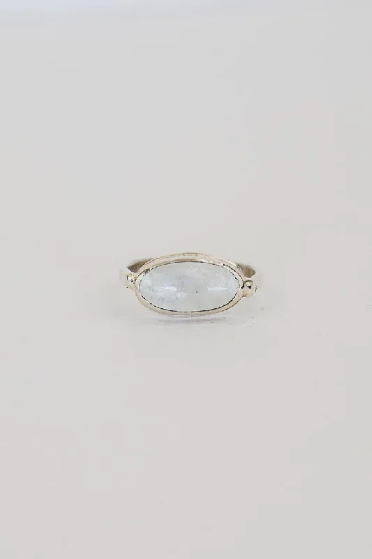 Limited-Time Offer On Elegant Jewelry Pieces Ellipse Ring - Moonstone