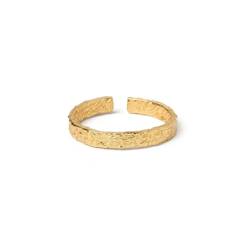 Best Jewelry Deals – Premium Quality At Exclusive Discounts Eros Gold Textured Ring - Small