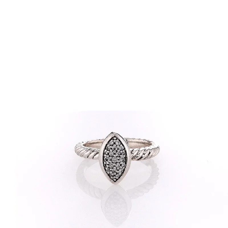 Personalized Jewelry Sale – Meaningful Gifts At Great Prices Estate David Yurman Sterling Diamond Marquise Design Ring