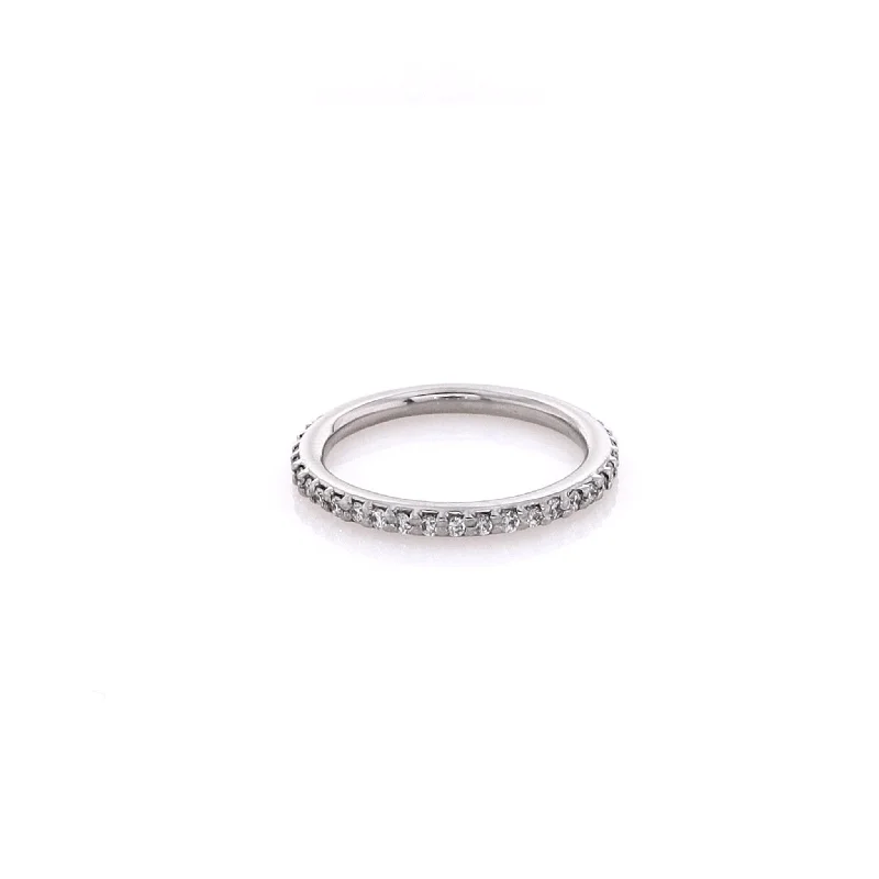 Exclusive Jewelry Sale – Sparkle For Less Estate Platinum Eternity Diamond Wedding Band