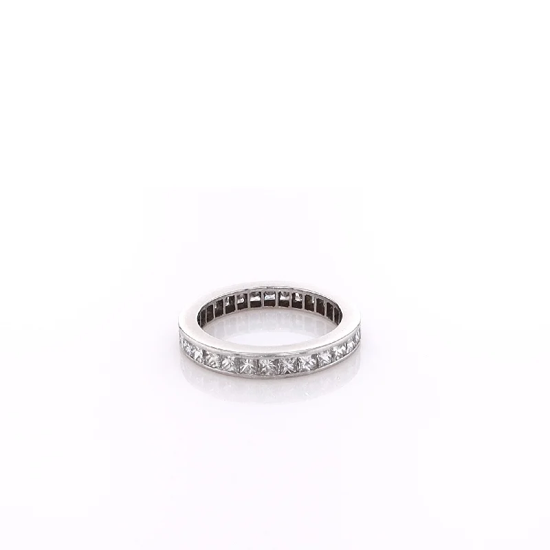 Jewelry Sale – Exclusive Styles At Lower Prices Estate Platinum Princess Cut Eternity Diamond Wedding Band