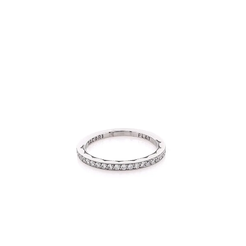 Get The Sparkle You Love At Prices You Adore Estate Tacori Platinum Diamond Milgrain Wedding Band