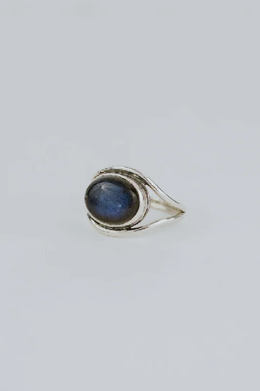 Special Offers On Handcrafted And Designer Jewelry Evil Eye Ring - Labradorite