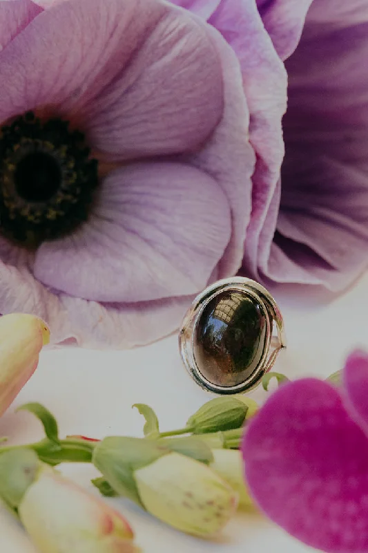 Limited-Time Offer On Elegant Jewelry Pieces Evil Eye Ring - Pink Tourmaline Vertical