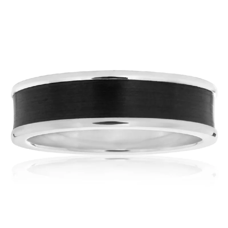 Huge Savings On Timeless Jewelry Collections Flawless Cut 9ct White Gold & Zirconium Ring