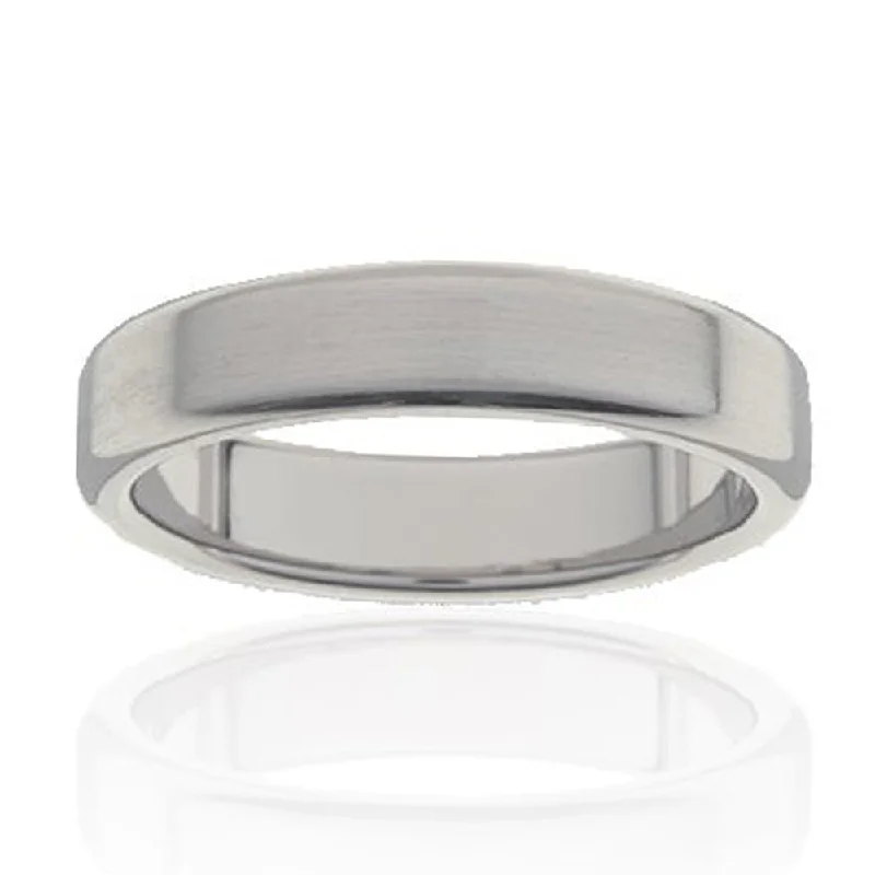 Huge Savings On Premium Jewelry Styles Flawless Cut Titanium 5mm Ring
