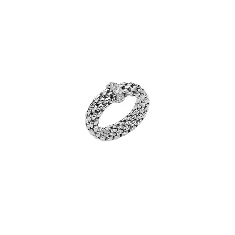 Grab Your Favorite Jewelry At The Lowest Prices Fope 18k Vendome Flex'It Ring with Diamonds