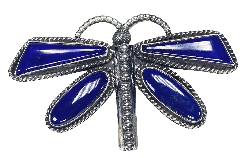 Shop Handcrafted Jewelry At Special Promotional Rates Lapis Lazuli Dragonfly Ring | Hemerson Brown