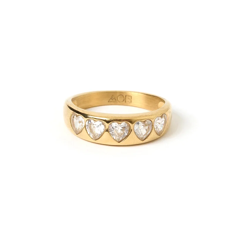 High-End Jewelry, Now More Affordable Than Ever J'adore Gold Ring - Stone