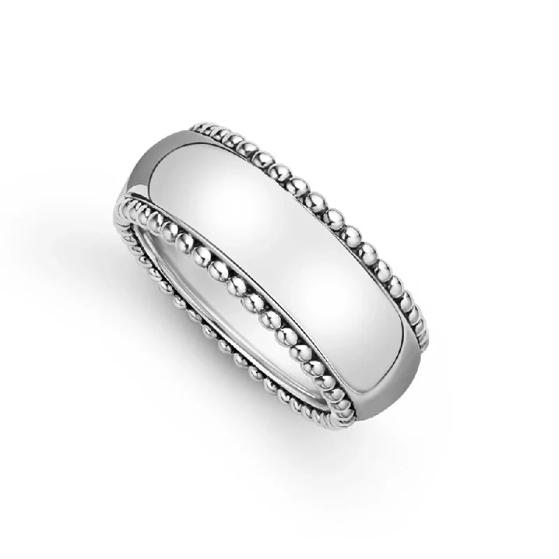 Premium Diamond Jewelry For Unforgettable Moments Lagos Anthem Sterling Silver Band Ring