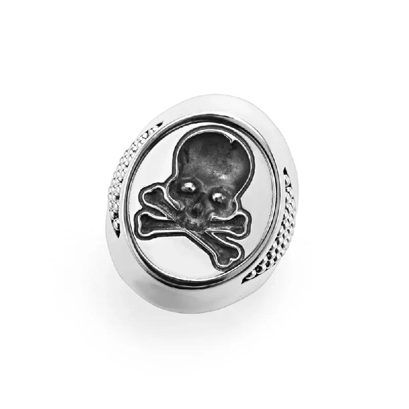 Waterproof Stainless Steel Jewelry For Lasting Beauty Lagos Anthem Sterling Silver Skull Signet Ring