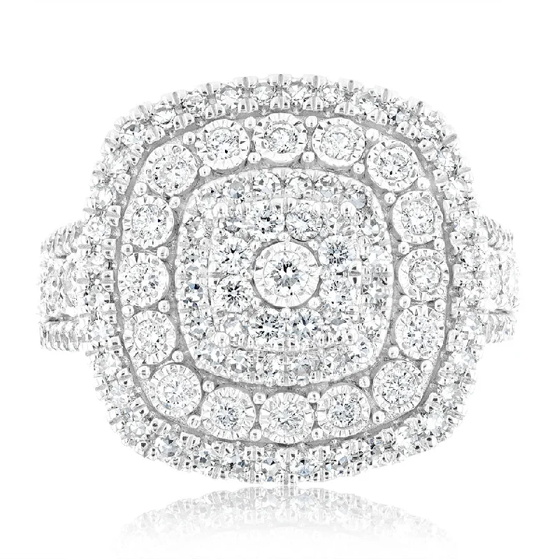 Elegant Designs, Unbeatable Discounts – Shop Jewelry Now Luminesce Lab Grown 1 Carat Diamond Ring in 9ct Yellow Gold