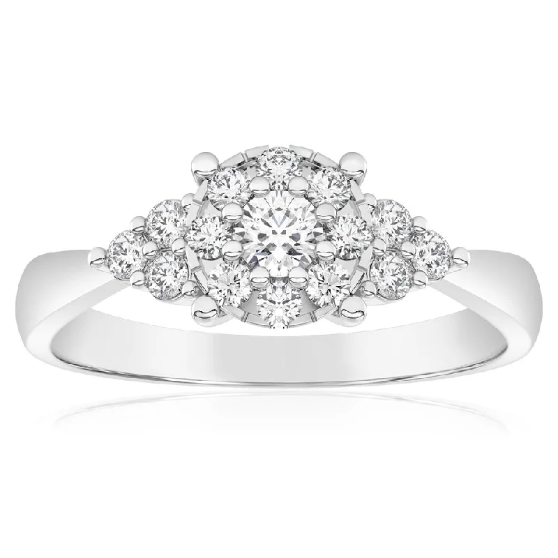 Limited-Time Jewelry Discounts – Shine Without The Splurge Luminesce Lab Grown 40pt Diamond Dress Ring in 9ct White Gold Limited-Time Jewelry Discounts – Shine Without The Splurge Luminesce Lab Grown 40pt Diamond Dress Ring in 9ct White Gold