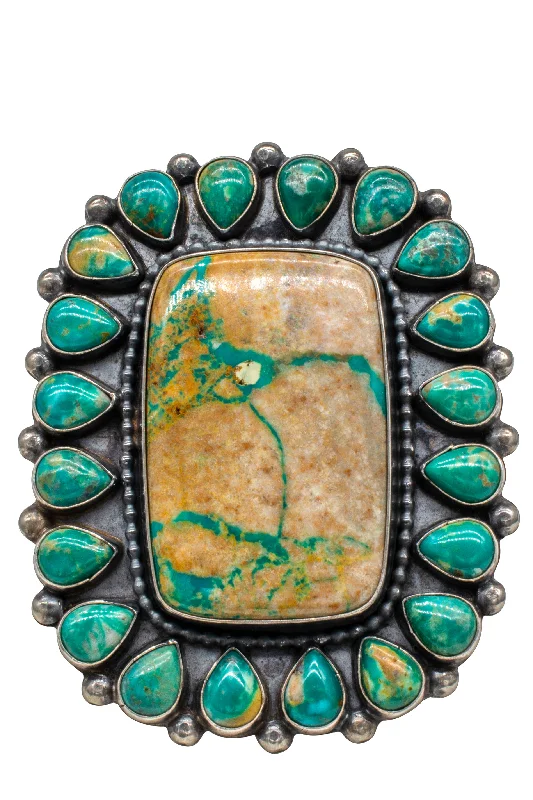 Get Ready To Sparkle – Special Jewelry Discounts Boulder & Sonoran Gold Turquoise Ring | Artisan Handmade