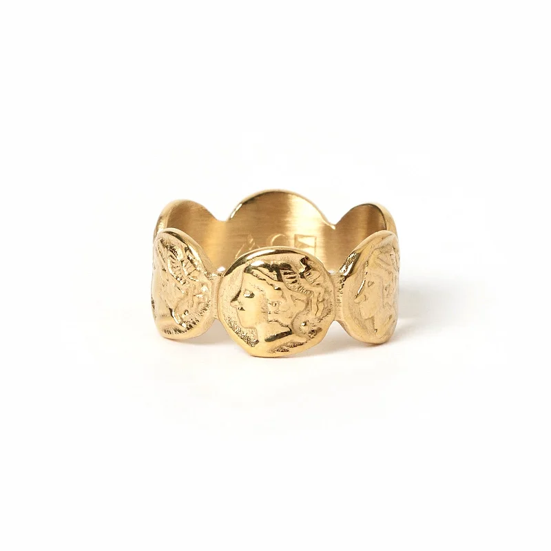 Must-Have Jewelry At Unbelievable Discounts Oscar Gold Ring