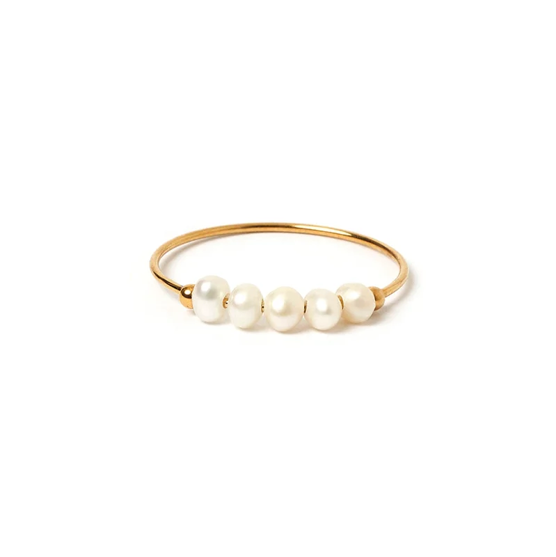 Flash Sale On Exquisite Jewelry – Don't Miss Out Remi Gold and Pearl Ring