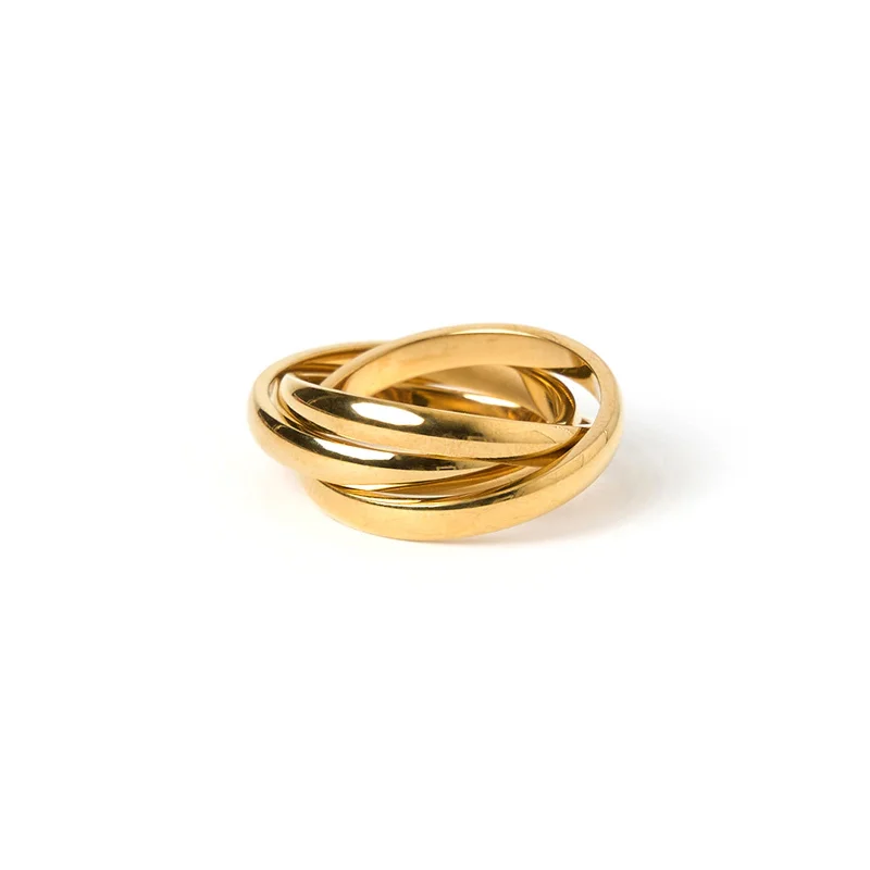 Stunning Jewelry Pieces At The Lowest Prices Ever Sasha Trio Ring - Gold