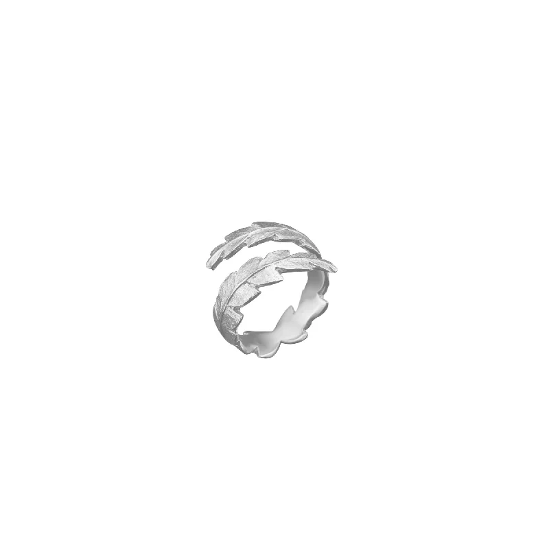 Premium Jewelry, Premium Discounts – Act Fast Silver Fern Wrap Ring