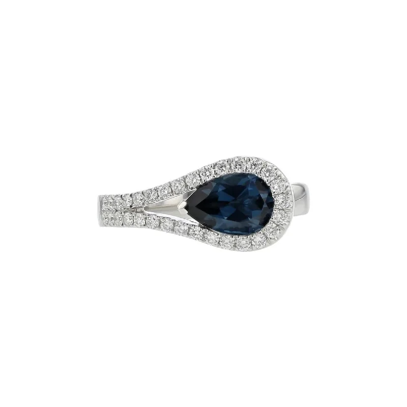The Perfect Jewelry Piece At The Perfect Price London Blue Topaz & Diamond Lasso Ring The Perfect Jewelry Piece At The Perfect Price London Blue Topaz & Diamond Lasso Ring