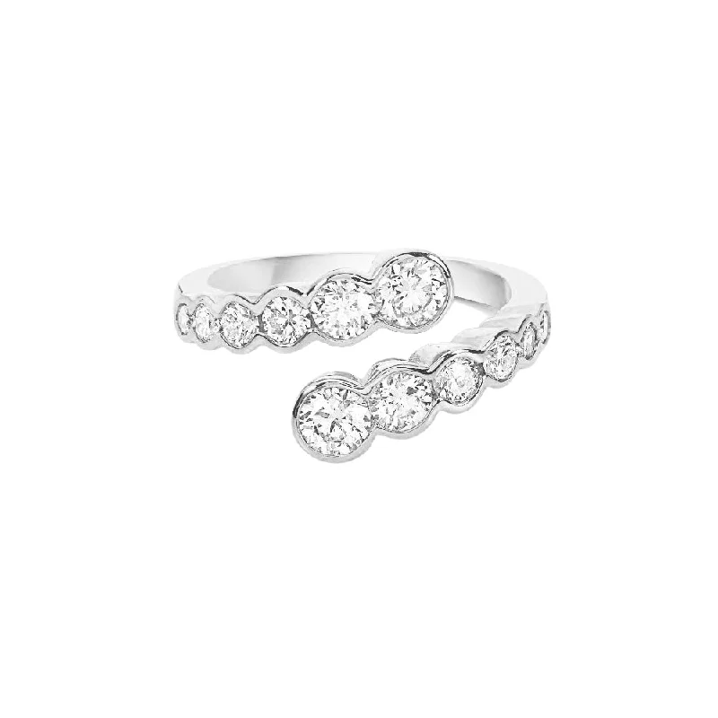Exclusive Jewelry Sale Event – Shop Now Diamond Precious Pastel Bezel Bypass Ring