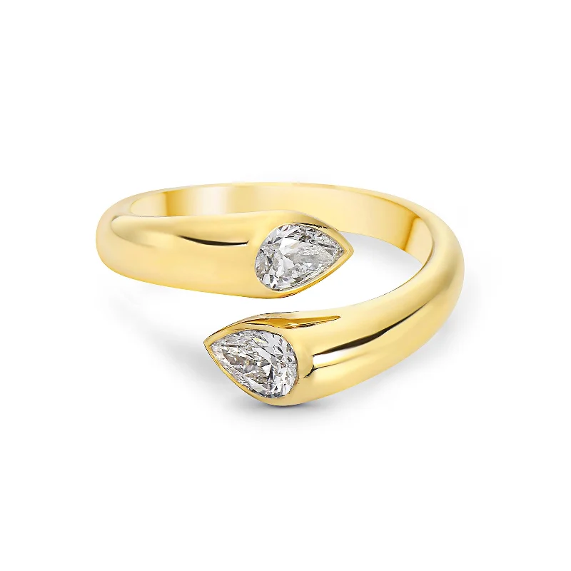 Breathtaking Jewelry, Breathtaking Prices Diamond Bypass Ring