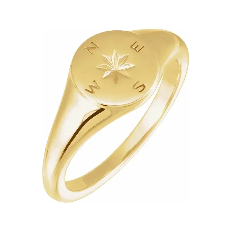 Your Dream Jewelry At Dream Prices – Shop Now Compass Signet Ring
