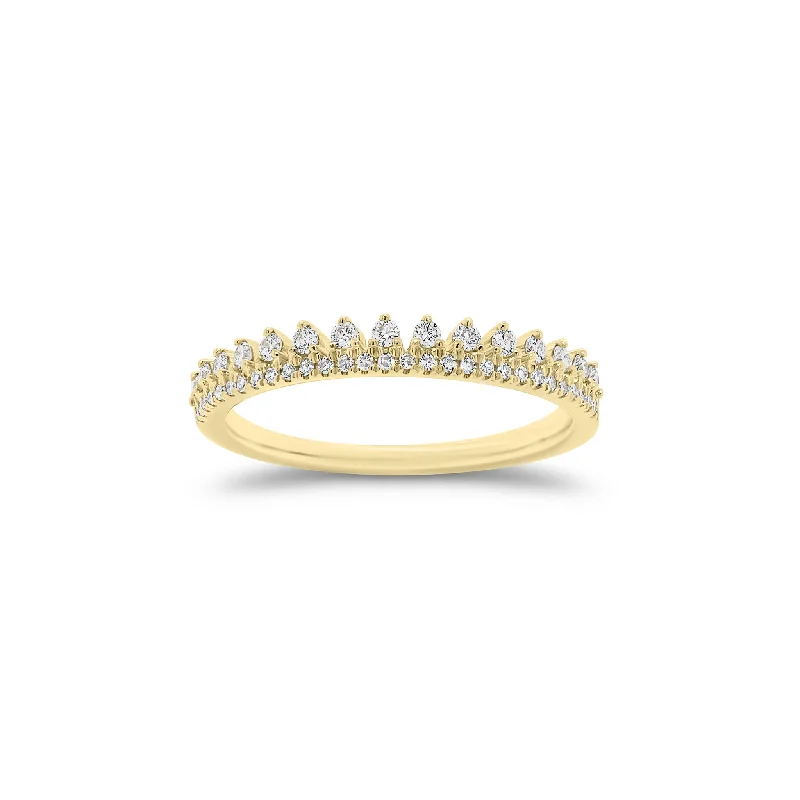 Elegant Jewelry Pieces At Unbelievable Prices Diamond Crown Wedding Band