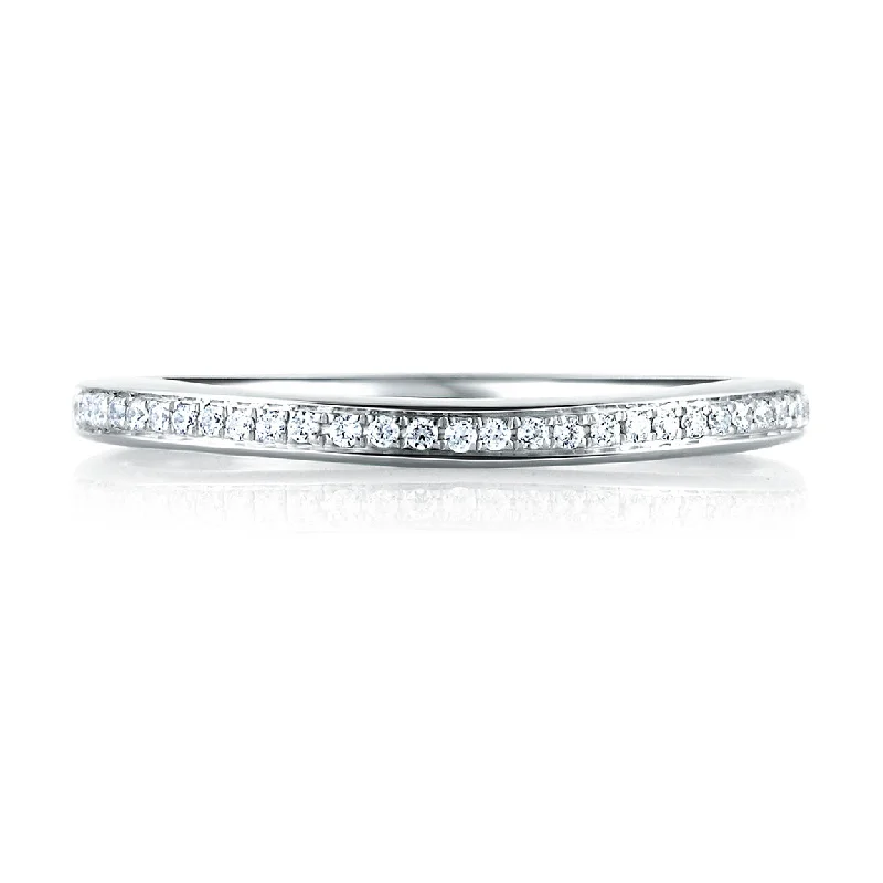 Elegant Jewelry Styles At Budget-Friendly Prices A.Jaffe Signature French Pave Diamond Wedding Band MRS336/13 Elegant Jewelry Styles At Budget-Friendly Prices A.Jaffe Signature French Pave Diamond Wedding Band MRS336/13