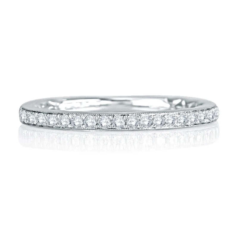 Clearance Sale On High-End Jewelry Collections A.Jaffe Signature Milgrain Diamond Quilted Wedding Band MRS739Q/17 Clearance Sale On High-End Jewelry Collections A.Jaffe Signature Milgrain Diamond Quilted Wedding Band MRS739Q/17