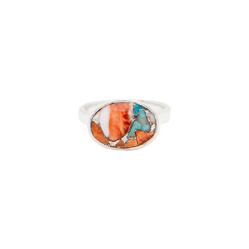 Flash Sale On Stunning Jewelry – Don't Miss Out Cenote Ring in Spiny Oyster Turquoise Flash Sale On Stunning Jewelry – Don't Miss Out Cenote Ring in Spiny Oyster Turquoise