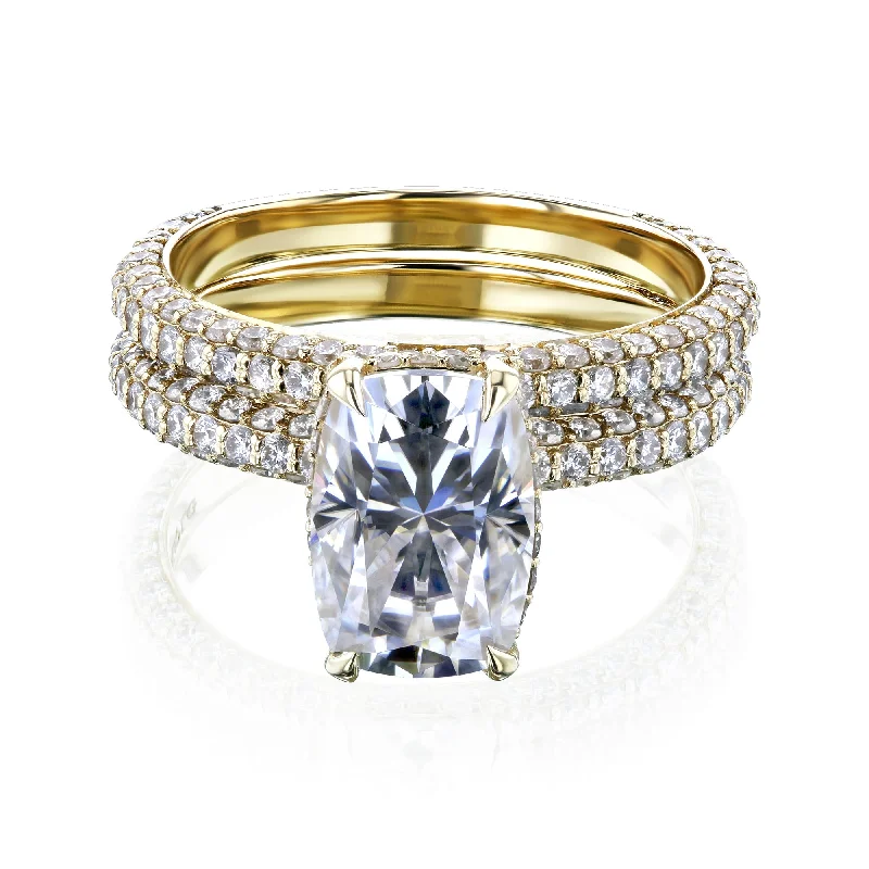 Luxury Jewelry At Unbeatable Discounts Colette Diamond-Coated Bridal Set