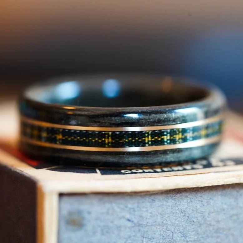Once-A-Year Jewelry Deals – Shop Before They’Re Gone (In-Stock) Weathered Whiskey Barrel Ring, Irish National Tartan & Yellow Gold - Size 9.75 | 9mm Wide Once-A-Year Jewelry Deals – Shop Before They’Re Gone (In-Stock) Weathered Whiskey Barrel Ring, Irish National Tartan & Yellow Gold - Size 9.75 | 9mm Wide