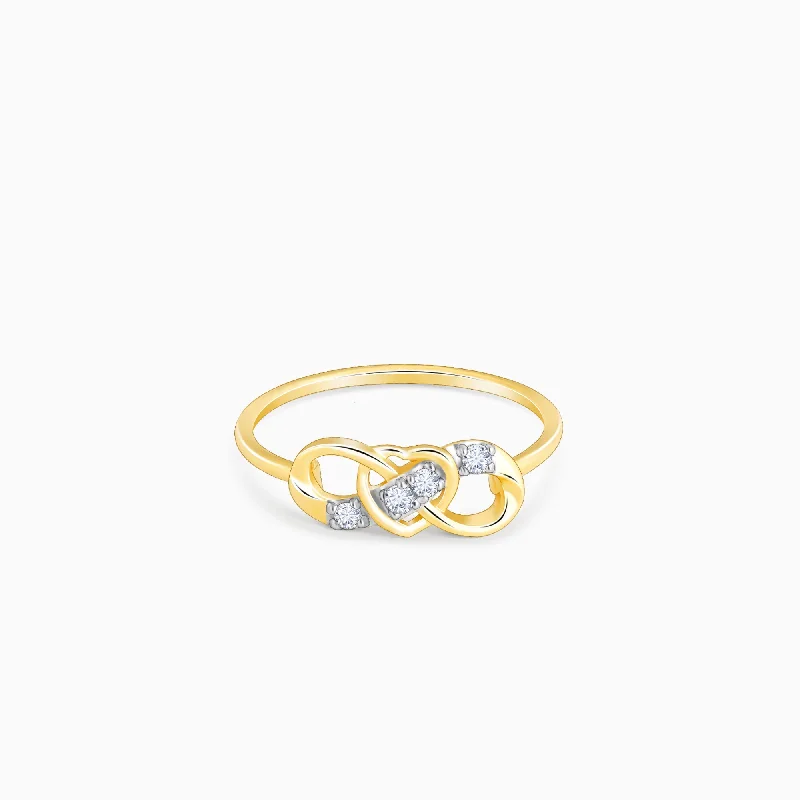 Exclusive Jewelry Sale – Grab Timeless Pieces Now Gold Infinity Heart Diamond Ring