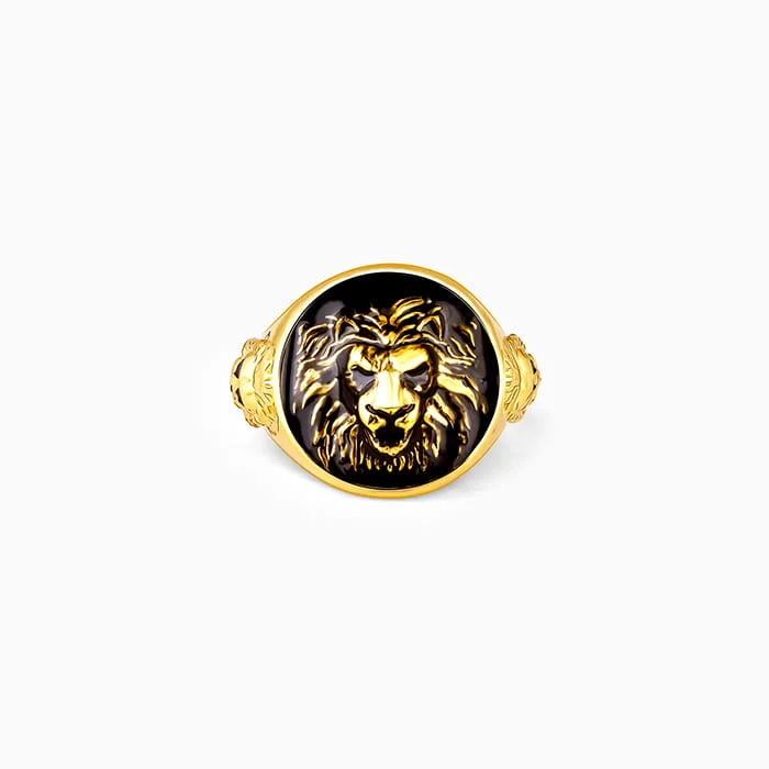 Eco-Friendly Sustainable Jewelry For Conscious Buyers Golden Roar Of Lion Ring For Him Eco-Friendly Sustainable Jewelry For Conscious Buyers Golden Roar Of Lion Ring For Him