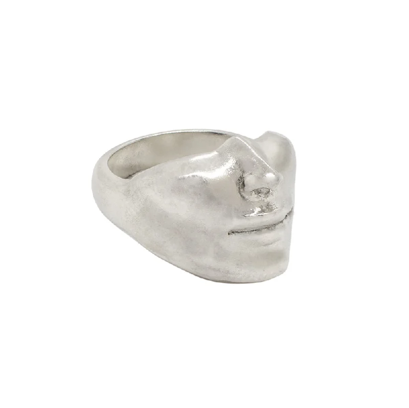 Celebrate With Sparkle – Jewelry Sale Now Live Keep Your Chin Up Ring in Silver
