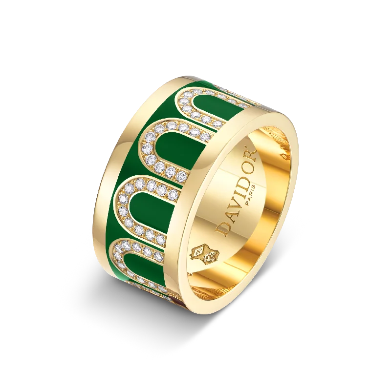 Luxury Jewelry Clearance – Shop Premium Styles Now L'Arc de DAVIDOR Ring GM, 18k Yellow Gold with Palais Royal Lacquered Ceramic and Arcade Diamonds Luxury Jewelry Clearance – Shop Premium Styles Now L'Arc de DAVIDOR Ring GM, 18k Yellow Gold with Palais Royal Lacquered Ceramic and Arcade Diamonds